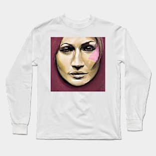 Face study of  Jennifer Long Sleeve T-Shirt